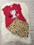 Conj. Gatinha com Short Amarelo