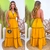 Vestido Mari mostarda