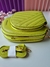 BOLSA TRANSVERSAL MINI BAG OVAL REDONDA (VERDE LIMA) - YOU INTENSE ACESSÓRIOS