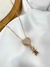 Colar Coração Cravejado com Criança (MENINO) - DOURADO