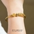 BRACELETE PASSANTE LISO - VERNIZ ITALIANO - DOURADO - YOU INTENSE ACESSÓRIOS