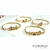 BRACELETE PASSANTE LISO - VERNIZ ITALIANO - DOURADO - loja online
