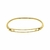 BRACELETE PASSANTE LISO - VERNIZ ITALIANO - DOURADO - comprar online