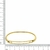 BRACELETE PASSANTE LISO - VERNIZ ITALIANO - DOURADO na internet