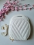 BOLSA TRANSVERSAL MINI BAG OVAL REDONDA (BRANCA) na internet