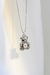 COLAR CURTO TED SHINE - PRATEADO