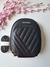BOLSA TRANSVERSAL MINI BAG OVAL REDONDA (PRETA) na internet