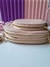 BOLSA TRANSVERSAL MINI BAG OVAL REDONDA (ROSA CLARO) na internet