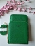 BOLSA CERTEIRA PORTA CELULAR TRANSVERSAL COM 3 DIVISÓRIAS (VERDE) na internet