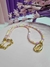 Choker miçanga colorida clara e búzios - DOURADO na internet