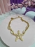 Choker búzios e estrela - DOURADO - comprar online