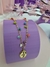 Choker com miçangas coloridas e pingente de búzios - DOURADO