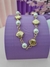 Choker conchas e pérolas - DOURADO na internet