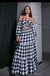 Conjunto Olivia Xadrez - Preto e Branco