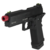 PISTOLA AIRSOFT BLACK WHISPER + CAPA TAG - comprar online
