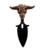 FACA MINI PUSH DAGGER CAVEIRA CHIFRE