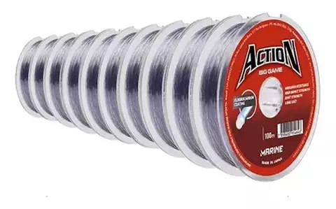 LINHA MONOFILAMENTO ACTION BIG GAME MARINE - 100M