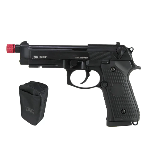 PISTOLA AIRSOFT SAVAGE M92 + CAPA TAG - comprar online