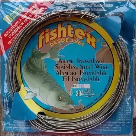 ARAME INOXIDAVEL MOLE FISHTEX - 10M
