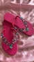 Sandália Petite Jolie Pink com Pedraria Banhada