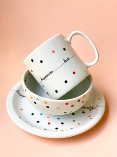 Conjunto Café da manhã Mini Dots - loja online