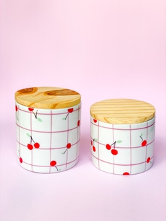 Conjunto de Potes cherry