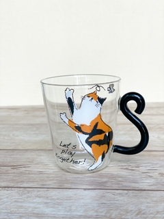 Caneca Mon Chat Gatinha em pé
