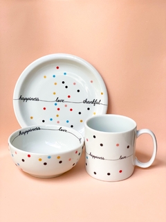 Conjunto Café da manhã Mini Dots
