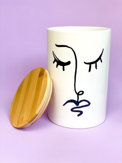 Pote hermético Faces Mulher - comprar online