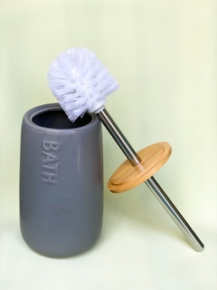 Kit para banheiro Nature Cinza - loja online