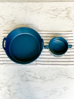 Panelinha com alça Gourmand Marinho - comprar online