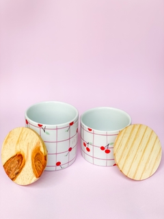 Conjunto de Potes cherry na internet