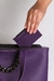 Porta-Cartão e Moedas Roxo