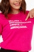 T-SHIRT MULHER E EMPREENDEDORA CRISTA E ABENCOADA - ROSA PINK - comprar online