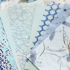 Set de papeles múltiples texturas con diseños - comprar online