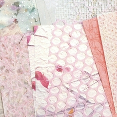 Set de papeles múltiples texturas con diseños en internet