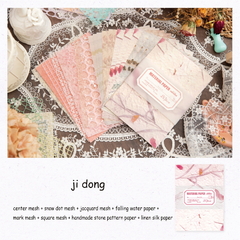 Set de papeles múltiples texturas con diseños - Washis by Ruthy