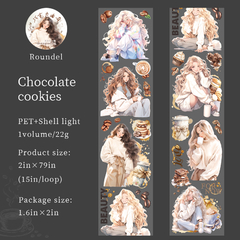 Coffee Girl - Washi PET Holográfica en internet