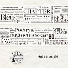Imagen de Nostalgia Monologue Series - Washi PET