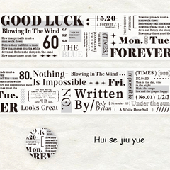 Nostalgia Monologue Series - Washi PET - comprar online
