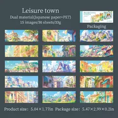 Libro de Stickers - Beautiful Scenary - Washis by Ruthy