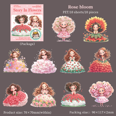 Una historia entre flores - Stickers PET - comprar online