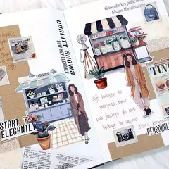 Libro de Stickers Chicas - European and American Characters - Washis by Ruthy