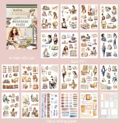 Libro de Stickers Chicas - European and American Characters en internet