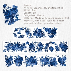 Cobalt Blue - Bucle 100 cm - PET - The Washi Tape Shop en internet
