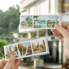 Libro de stickers - Collect Every Scenery - Paisajes, viajes - Papel Washi - Have a Good Day en internet