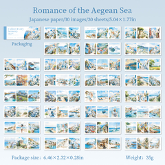 Libro de stickers - Collect Every Scenery - Paisajes, viajes - Papel Washi - Have a Good Day