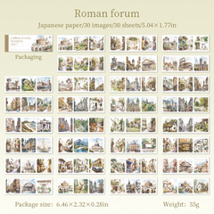 Libro de stickers - Collect Every Scenery - Paisajes, viajes - Papel Washi - Have a Good Day - comprar online