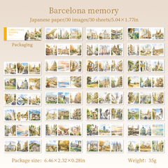 Libro de stickers - Collect Every Scenery - Paisajes, viajes - Papel Washi - Have a Good Day - Washis by Ruthy