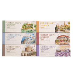Libro de stickers - Collect Every Scenery - Paisajes, viajes - Papel Washi - Have a Good Day